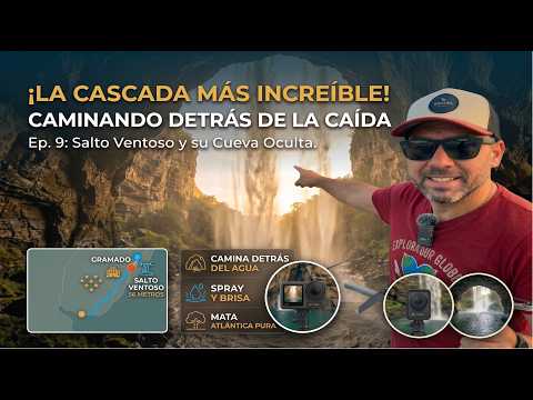 ¡Caminando Detrás de la Cascada! Salto Ventoso Oculto