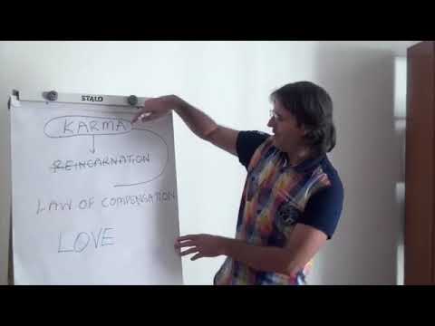 Definition of Karma -  Law of Compensation  (English & Portuguese)