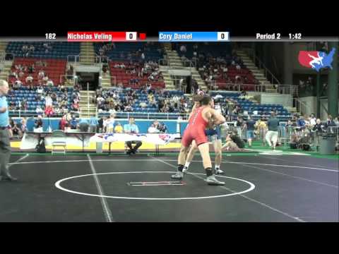 Fargo 2012 182 Round 1: Nicholas Veling (Wisconsin) vs. Cory Daniel (Maryland)