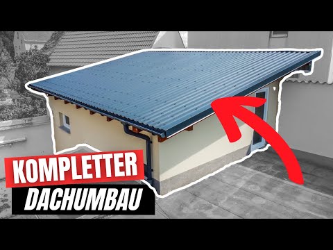 Build your own trapezoidal sheet metal roof and roof truss ⎜INSTRUCTIONS 🤩
