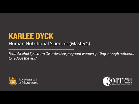 First Place: Karlee Dyck, 3MT Final, February 25, 2016