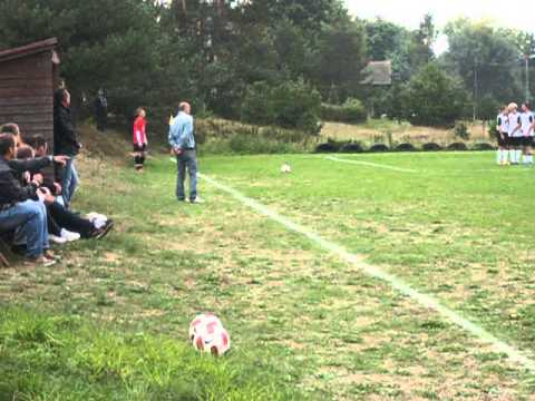 Mecz Piliczanka II Pilica  - Wielmoża (gol Błażkiewicza)