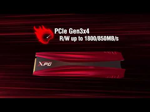 XPG GAMMIX S10 PCIe Gen3x4 M.2 2280 Gaming SSD - Speed without the temps