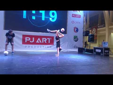 Lucia vs. Danny - Battle for 3rd place / Czech freestyle football Championships 2017