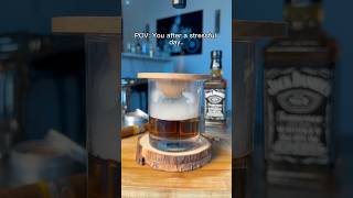 Favourite part of my day🥃#drink #cocktails #whiskey  #whisky  #smoky #classic #oldfashioned