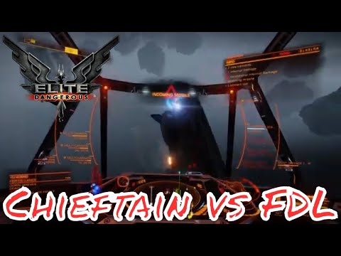 Elite Dangerous | Bounty Hunting | Chieftain vs FDL