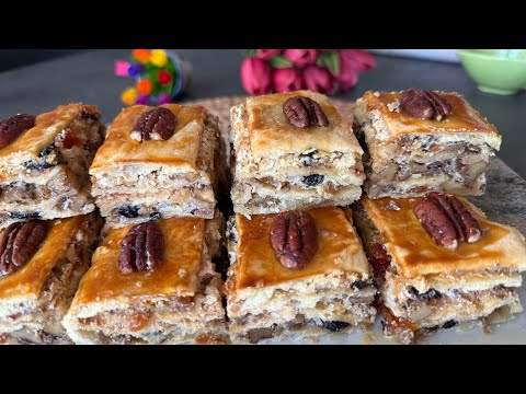 Paxlava sirlari | Uzbek Baklava Recipe | Crispy & Sweet Honey Dessert | Lecker schmeckt baklava