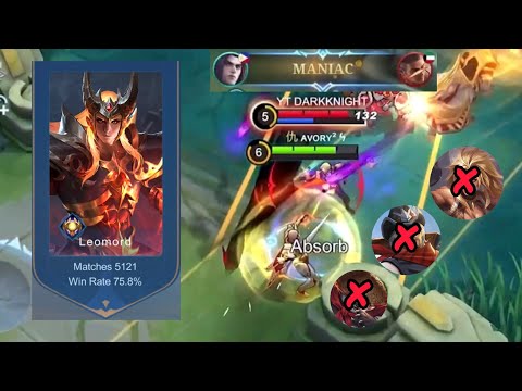 5,000+ MATCHES TOP GLOBAL LEOMORD DESTROY META HEROES IN MYTHICAL GLORY RANK! - Avory | MLBB