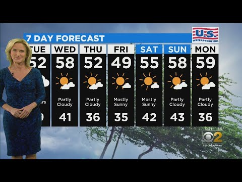 CBS二臺天氣觀察（10-21-19下午5點）。 (CBS 2 Weather Watch (5PM 10-21-19))