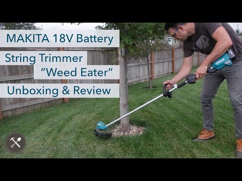 Makita DUR190LZX3 Akumuliatorinė žoliapjovė/trimeris, 18V Li-ion, BL-motor, 3-greičiai, 300mm, 3,2kg Be akumuliatorių ir kroviklio! video