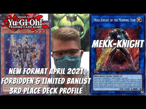 Yugioh New Banlist April 2021 Format Locals 3rd Place Deck Profile - Mekk-Knight - Teddy Carlson