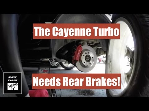 How To Change The Rear Brake Pads And Rotors On A Porsche Cayenne Turbo
