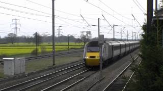 preview picture of video 'East Coast Mainline Near Marholm 21.04.2012'