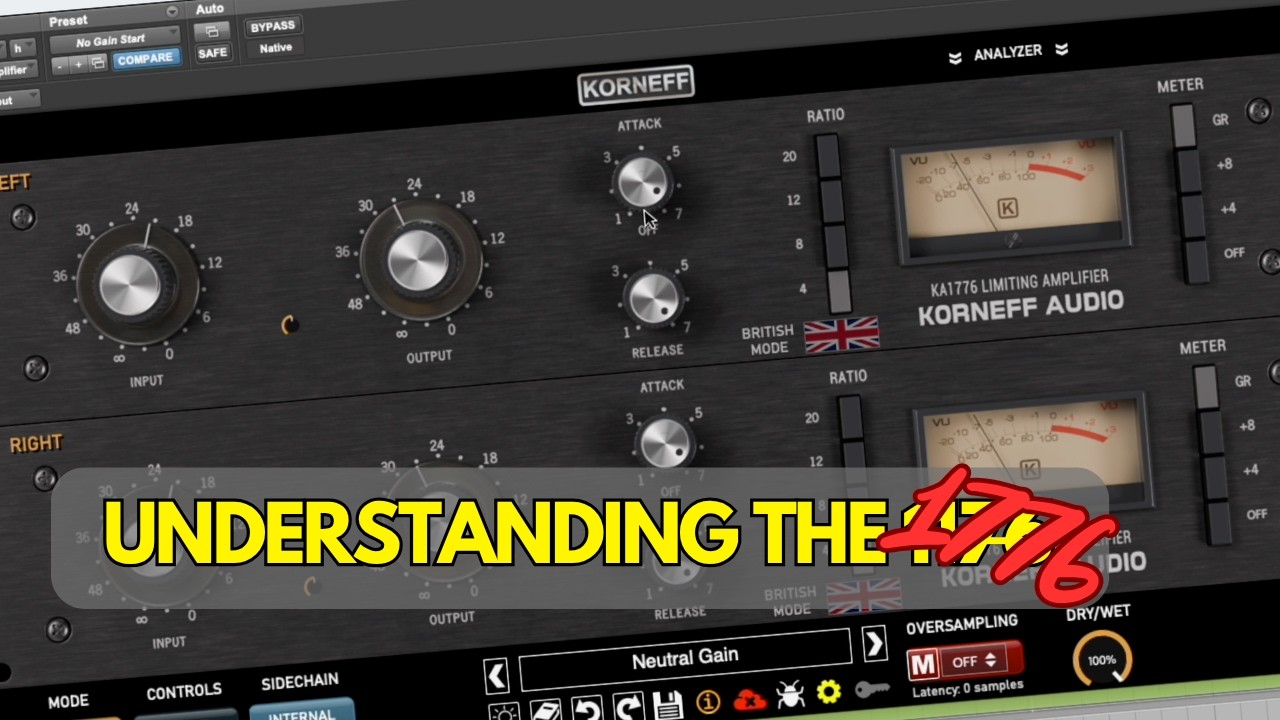 1176 Compressors Explained (Using the Korneff KA1776)
