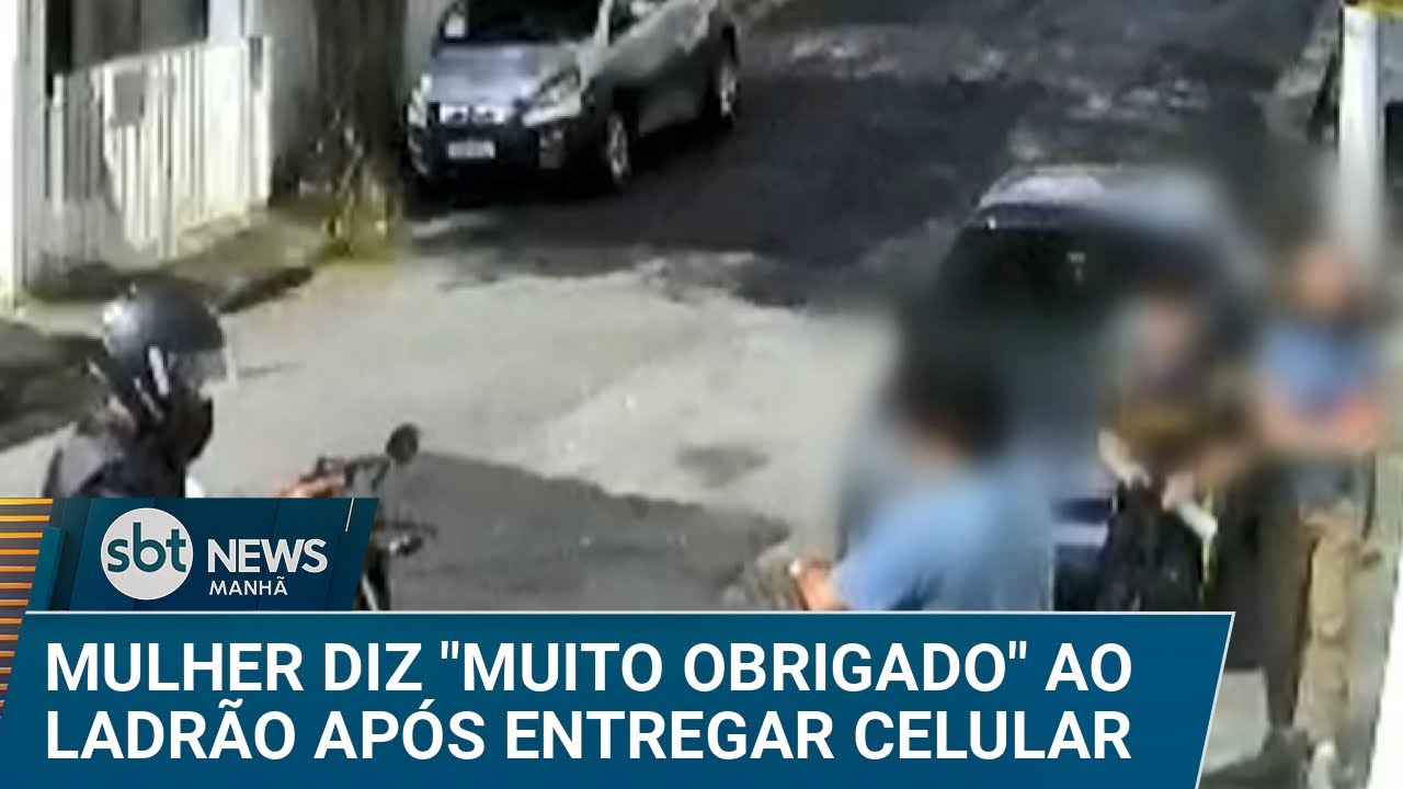 Mulher agradece ladrão após assalto à família em SP | Primeiro Impacto (28/02/25)