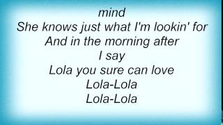 Stevie Nicks - Lola (My Love) Lyrics