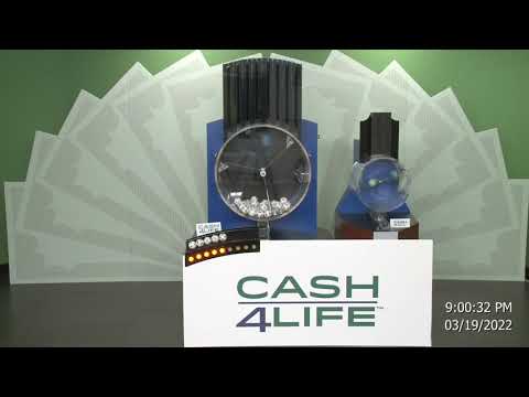 Cash4Life Drawing 03-19-2022