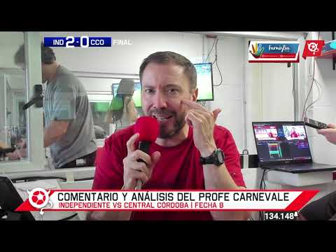 INDEPENDIENTE 2-0 CENTRAL CÓRDOBA | Commentary and Analysis by Professor Carnevale