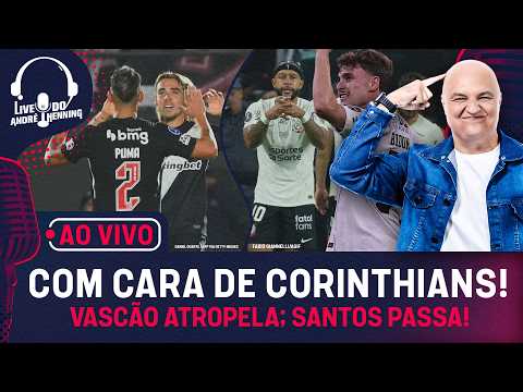 AO VIVO: CORINTHIANS SE CLASSIFICA COM UM A MENOS!; VASCO E SANTOS PASSAM; MIRA E FOGÃO ELIMINADOS!