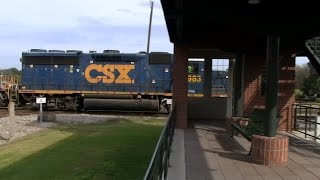 preview picture of video 'CSX 6983 at Plant City (09JAN2015)'