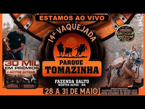 14ª VAQUEJADA DO PARQUE TOMAZINHA 30MIL EM PRÊMIOS - FAZ. SALTO MONTES ALTOS - MA
