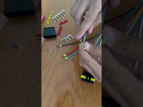 6 Pin Süper Seal Konnektör Su Geçirmez Kablo Montaj