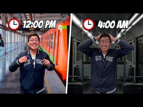 24 horas en el METRO de la CDMX || El Crilon