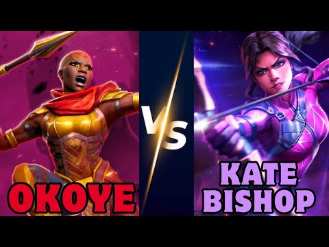 Okoye Vs Kate Bishop Damage Comparison | Mcoc