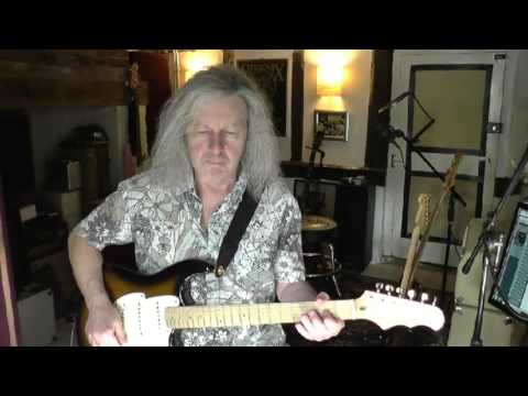 John Verity with Fret King Corona 'JV' and Effectrode 'Blackbird'