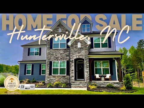 Homes of Huntersville, NC | Beautiful 6 Bedroom Home with a FINISHED BASEMENT #SoldByAshley
