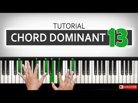 Chord 13th - Cara Mencari dan menggunakan | Belajar Piano Keyboard
