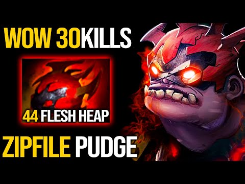 OMG WOW 30Kills Zipfile Pudge Mid | The True Pudge God With No Mercy | Pudge Official