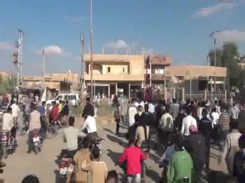 تشييع خالد الدشة أحد عناصر كتيبة الشهيد صدام حسين في الميادين