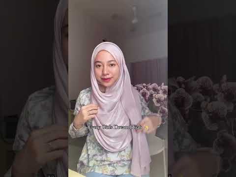 premium organza shimmer hijab tutorial ✨🧕 #hijab #hijabtutorial #2024 #viral #shorts