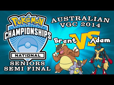Australia Pokemon VGC Nationals Seniors Semi-Final 1 - Brent(aguy) vs Adam