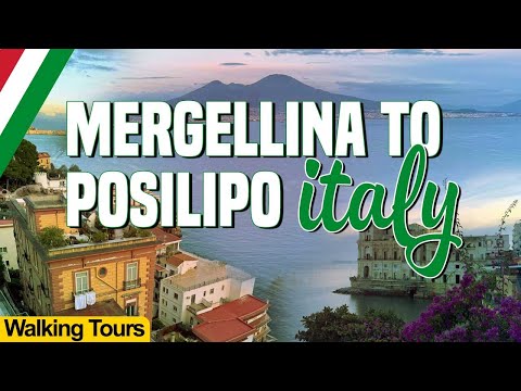 Naples Walking Tour 4K Mergellina → Posillipo  Stunning Seaside Views