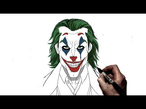 Jonkler Draw Joker Drawing Step by Step Tutorial – I'm Youtuber – Follow my videos ...