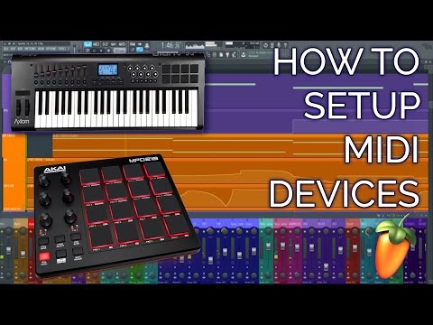 How To Setup A MIDI Controller (Keyboard or Drumpad) FL STUDIO 12 Basics