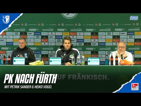 „Drei Punkte gegen einen direkten Konkurrenten.“ | PK nach dem Spiel bei SpVgg Greuther Fürth (5:4)