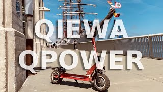 Qiewa QPower Electric Scooter Review and Extreme Riding, Fast adult e-scooter