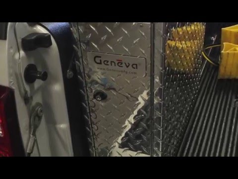 Geneva Diamond Plate Aluminum Storage Drawer Tool Box