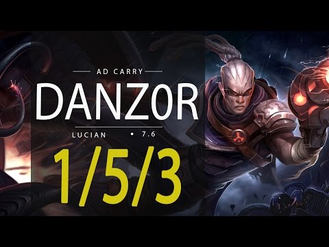 LOL ProTV - danz0r - LUCIAN ADC vs VARUS (23/03/2017)