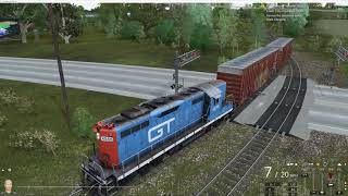 Trainz TRS19 - EMD GP9 - Clark City Service - 4K UHD