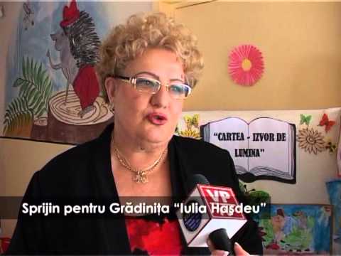 Sprijin pentru Grădinița “Iulia Hașdeu”