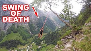 SWING ON EDGE OF MASSIVE CLIFF!!!  Proximity 2 Piece Tracking