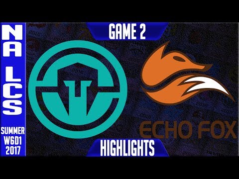Immortals vs Echo Fox Game 2 - NA LCS week 6 Day 1 Summer 2017 - IMT vs FOX G2