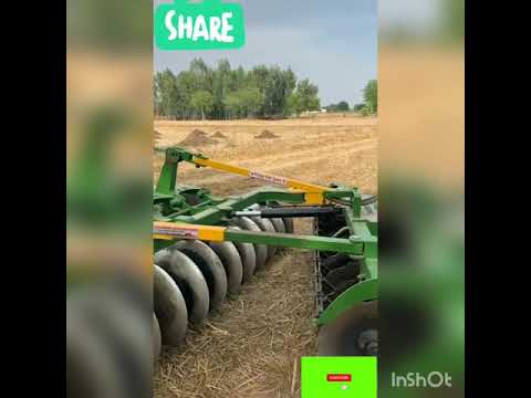 Hydraulic pressure harrow 18 disc