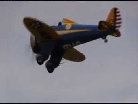 Boeing P26A Peashooter Flying Legends Duxford Sat 12th July 2014