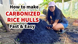 How to Make Carbonized Rice Hulls Fast and Easy – Quick DIY Guide