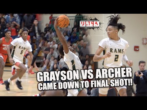 THIS RIVALRY GAME CAME DOWN TO THE LAST SHOT!! | Grayson vs Archer